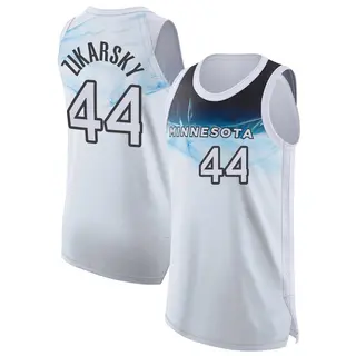 Minnesota Timberwolves Men's Rocco Zikarsky White Authentic 2024/25 City Edition Jersey