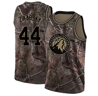 Minnesota Timberwolves Youth Rocco Zikarsky Camo Swingman Realtree Collection Jersey